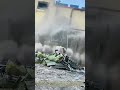 Severing Steel Supports: Controlled Demolition of an Industrial Tower via Torch‑Cutting