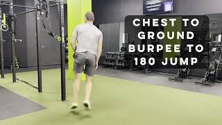 Hand Release Burpee to 180 Jump – Full Body Power & Conditioning