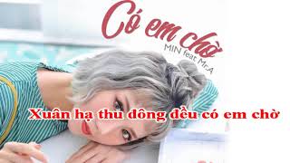 CÓ EM CHỜ KARAOKE  OFFICIAL MV FULL   MIN FT MR A Beat Nu