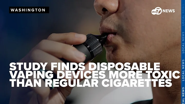 New study finds disposable vaping devices more toxic than traditional cigarettes