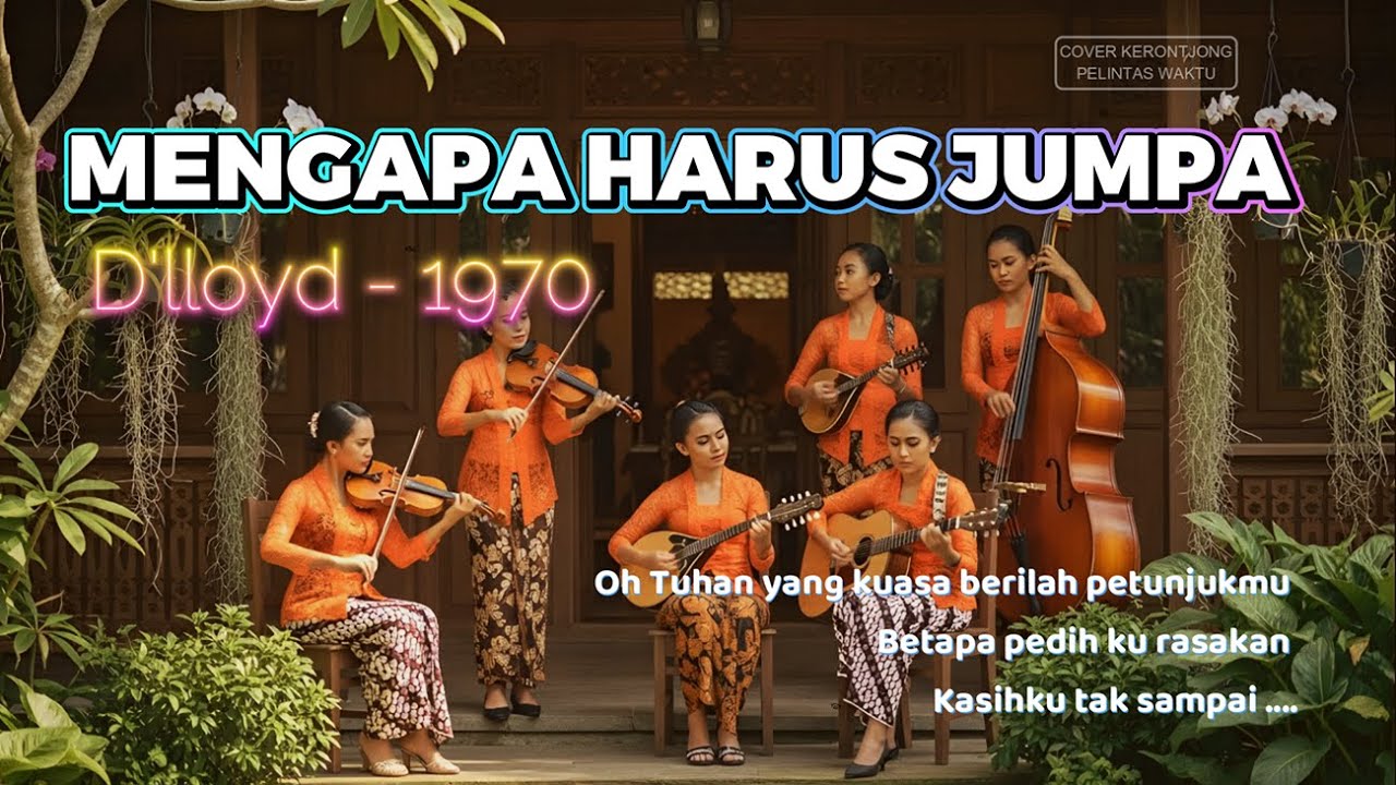 🎵 MENGAPA HARUS JUMPA  – D'lloyd  1970 | Cover Versi Keroncong – Pelintas Waktu-Cover Ai