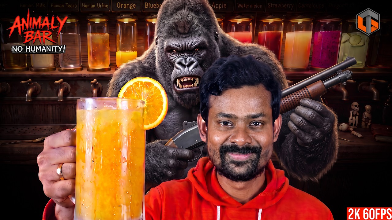 கொரில்லா Animaly Bar NO HUMANITY! Horror Simulator Live Tamil Gaming