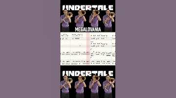 "Megalovania" from Undertale #trombone #megalovania #undertale #videogamemusic