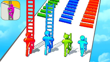 New Satisfying Mobile Game Ladder Master Top Gameplay Walkthrough All Levels Max Update Speed Run