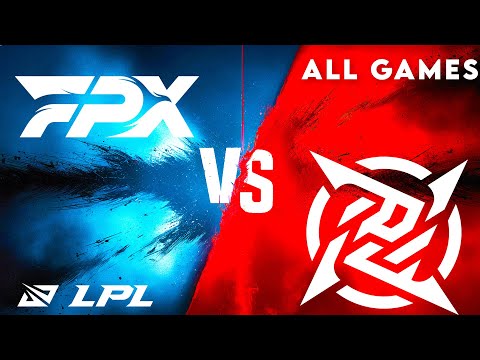 FPX vs NIP ALL GAMES Highlights | LPL Split 1 2025 | FunPlus Phoenix vs Ninjas in Pyjamas by Onivia