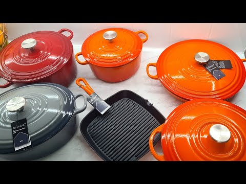 Buy Habitat 4 Litre Cast Iron Shallow Casserole Dish - Orange, Casserole  pots