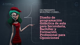 Presentación al Curso Homologado “Diseño de PD de aula para ESO, Bachiller y FP para Oposiciones”