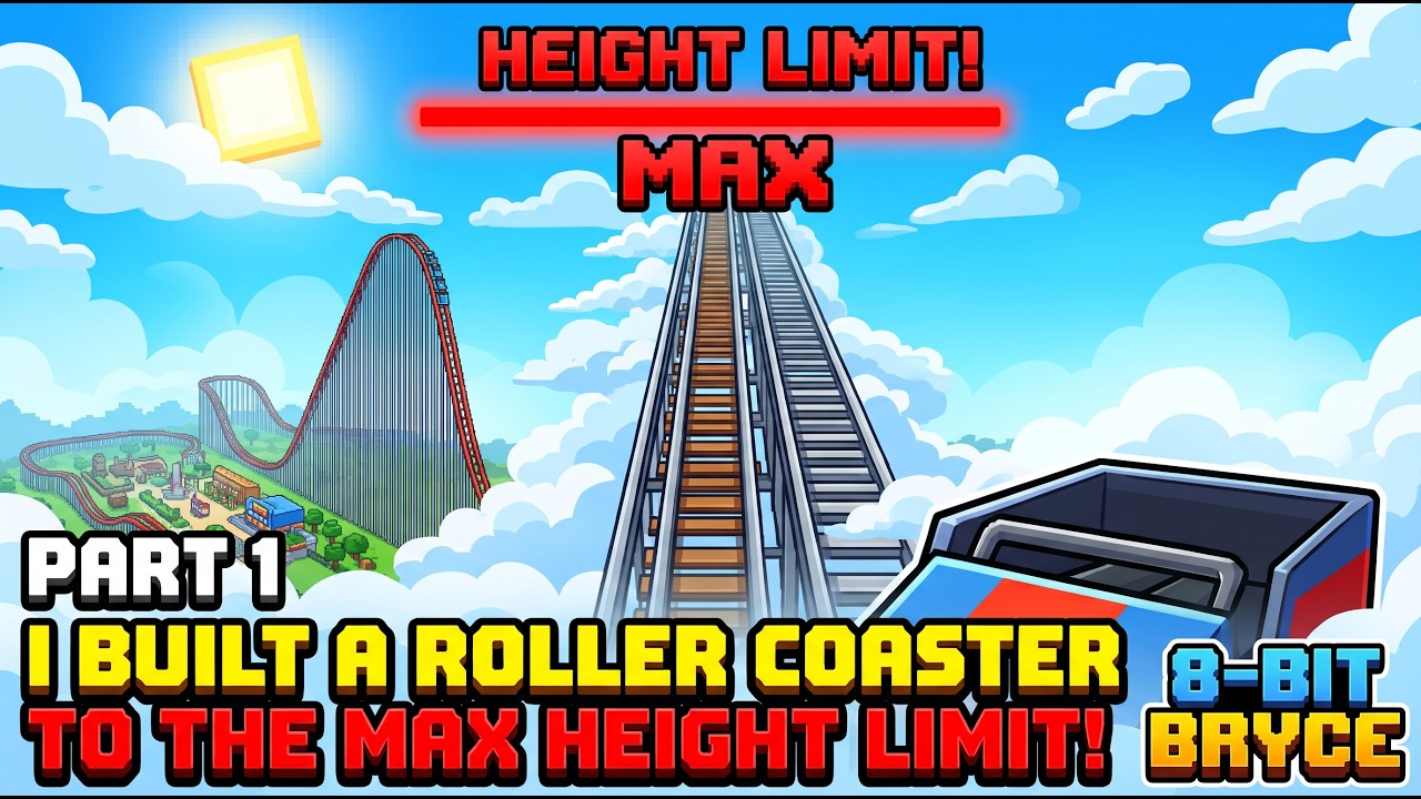 Max Coaster Samples I Built a Roller Coaster to the MAX HEIGHT LIMIT! (Part 1) - YouTube