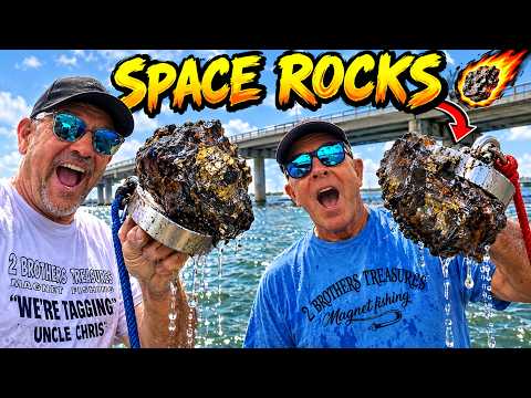 Space Rocks and Moon Rocks Found MAGNET FISHING