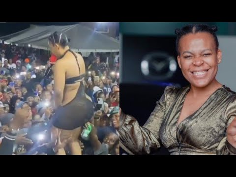 Video: Zodwa Wabantu Takes Off Panty, Allow Fans Dip Their Hands Between Her Thighs On Stage