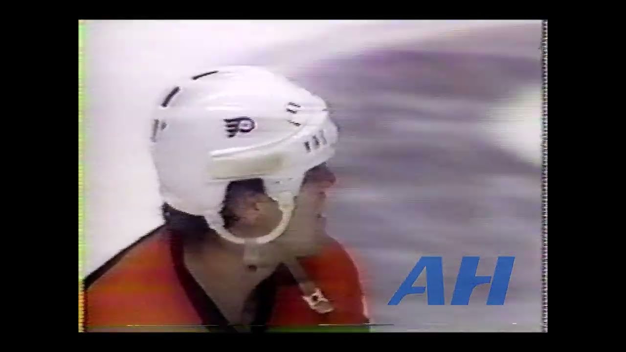 NHL Oct. 18, 1984 Ed Hospodar,PHI v Craig Coxe,VCR x2 Clips + (HL) Philadelphia Flyers Vancouver Can