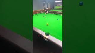 Left side top spin for the next colour #snooker #shorts #viral #pool #reels #billiards