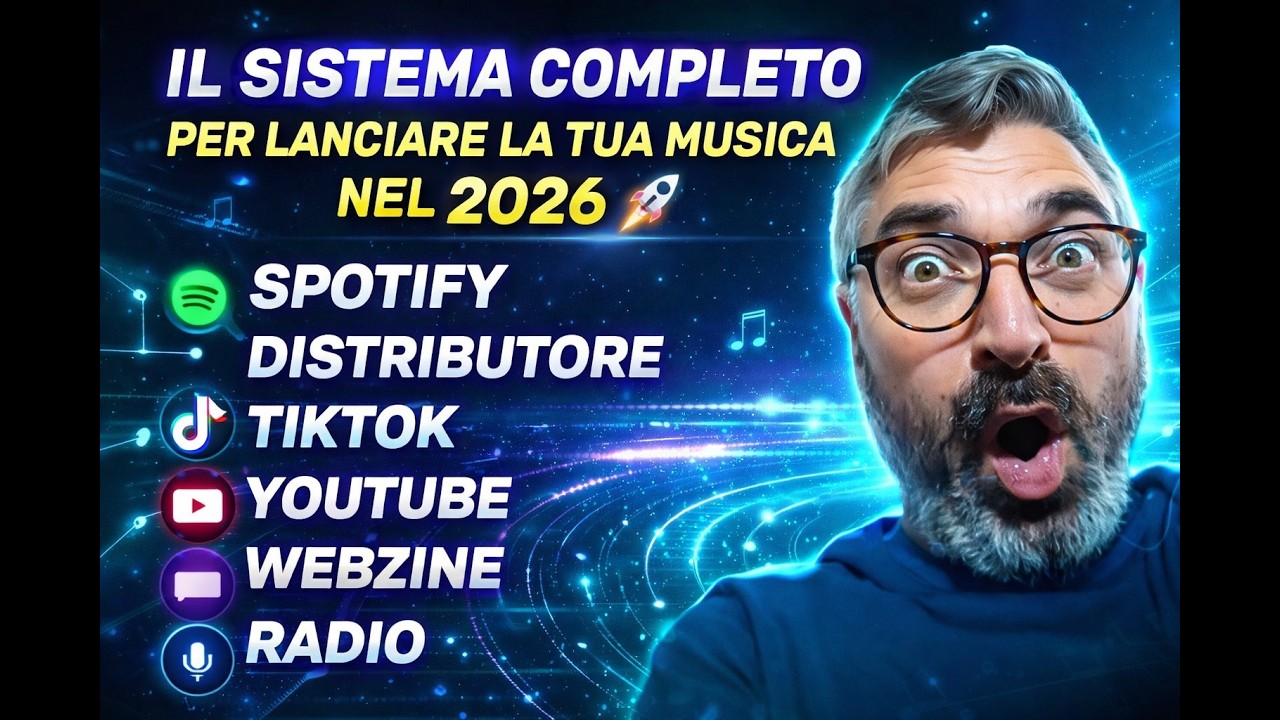 Il Sistema Completo per Lanciare la Tua Musica nel 2026 🚀