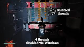 Disabled Hyperthreading (SMT) vs. CPU affinity (half of threads disabled). Is there any difference