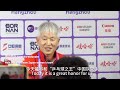 "It is a great to play against the king of the table tennis," said coach of Team Japan