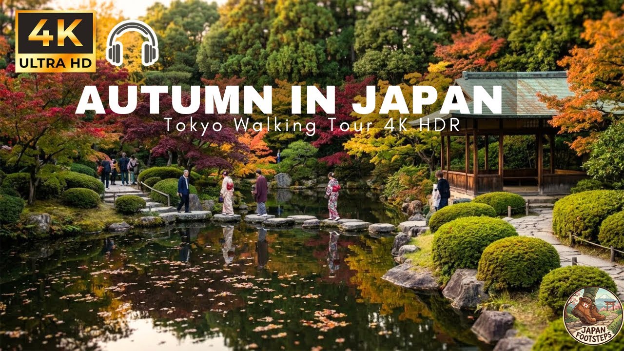 Autumn and Winter Walking Tour in Tokyo, Japan 2025 (4K HDR)