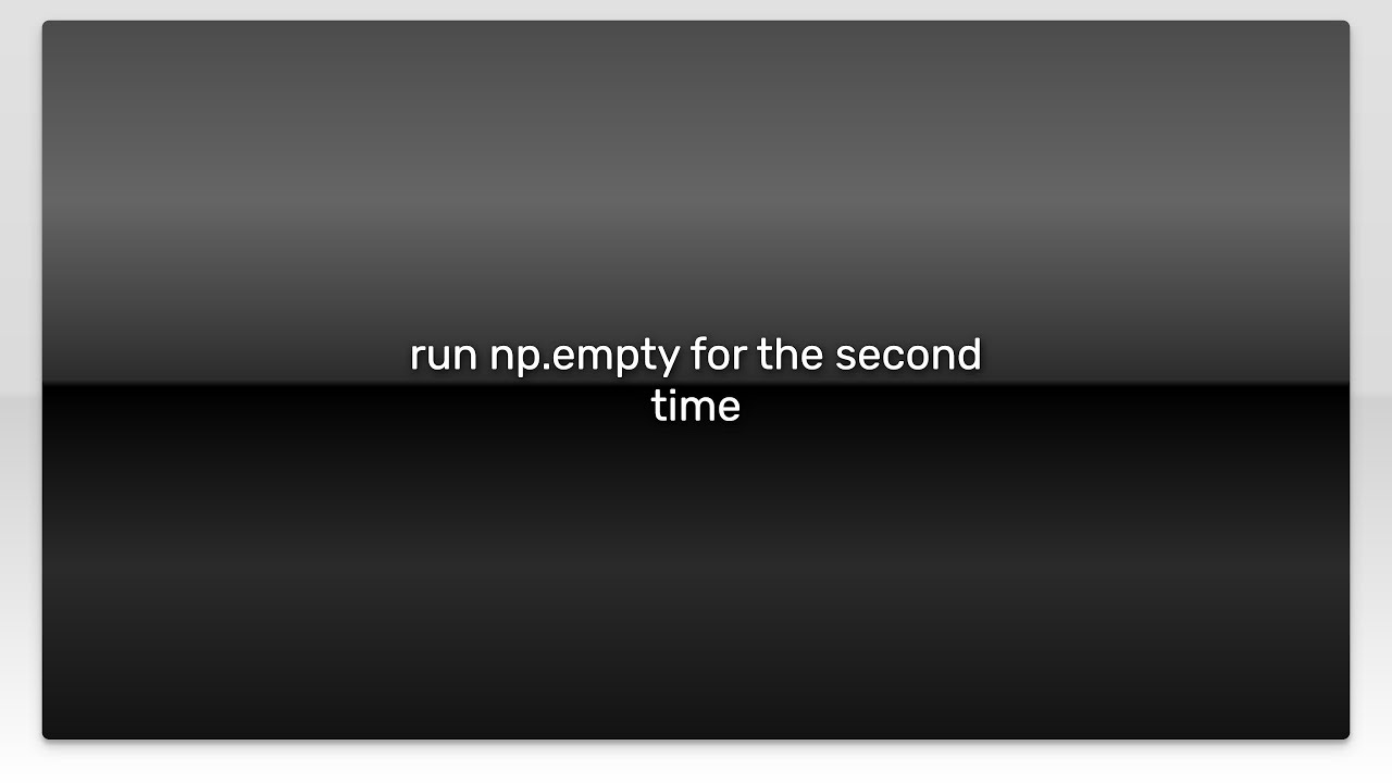 run-np-empty-for-the-second-time-youtube