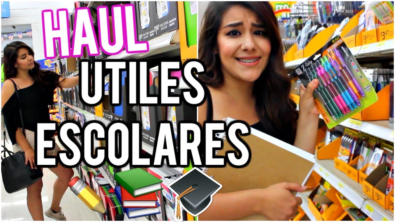 HAUL: MIS ÚTILES/MATERIALES ESCOLARES 2016 | REGRESO A CLASES!