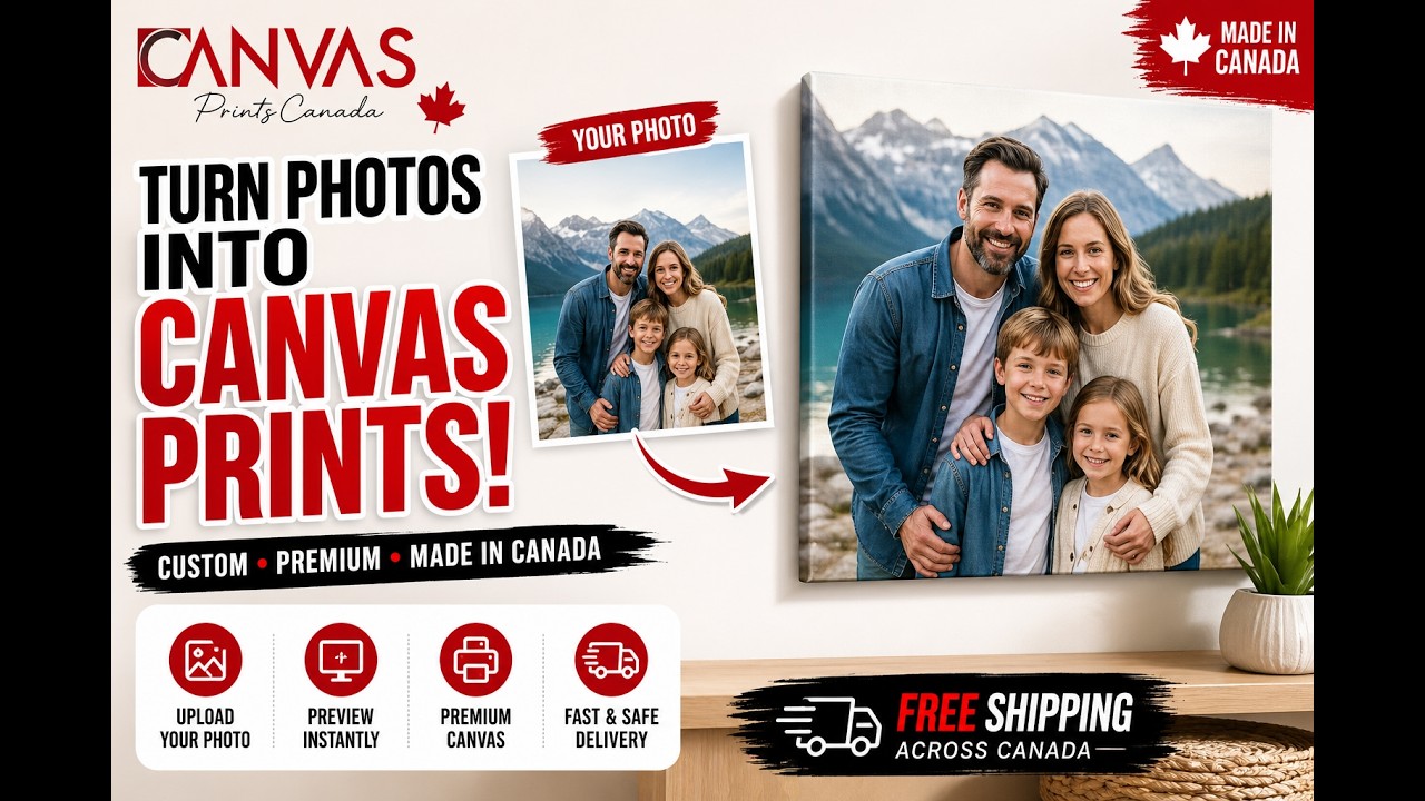 Canvas Prints Canada custom canvas printing video thumbnail