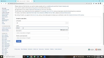 How to Create a Wikidata Item