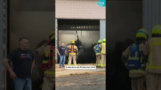 🔥 SANTIAGO | INCENDIO nunha GRANXA da parroquia de ARÍNS