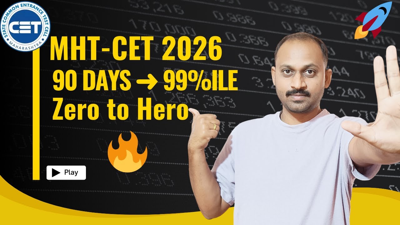 90 Days to 99%ile MHT CET PCM! 👨‍🎓 Daily Plan FREE 🔥 COEP Rank Booster Plan 🏆 Mastery Hack 📚