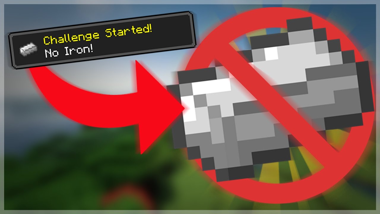 Minecraft, But I Can't Use Iron