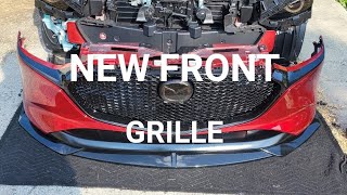 2021 Mazda 3 Turbo Front Grille Installed