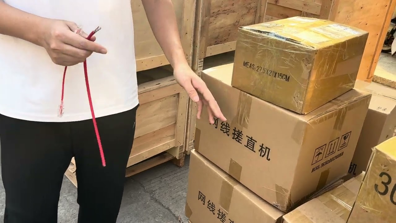 data cable making machine , CAT 5 & CAT 6 Cable making machine ship to Turkey