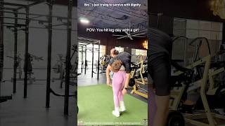 Bro’s just trying to survive with dignity#gym #gentleman #funnyvideo #respect