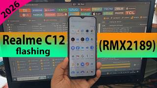 Realme C12 (RMX2189) flashing by unlock tool 2026.