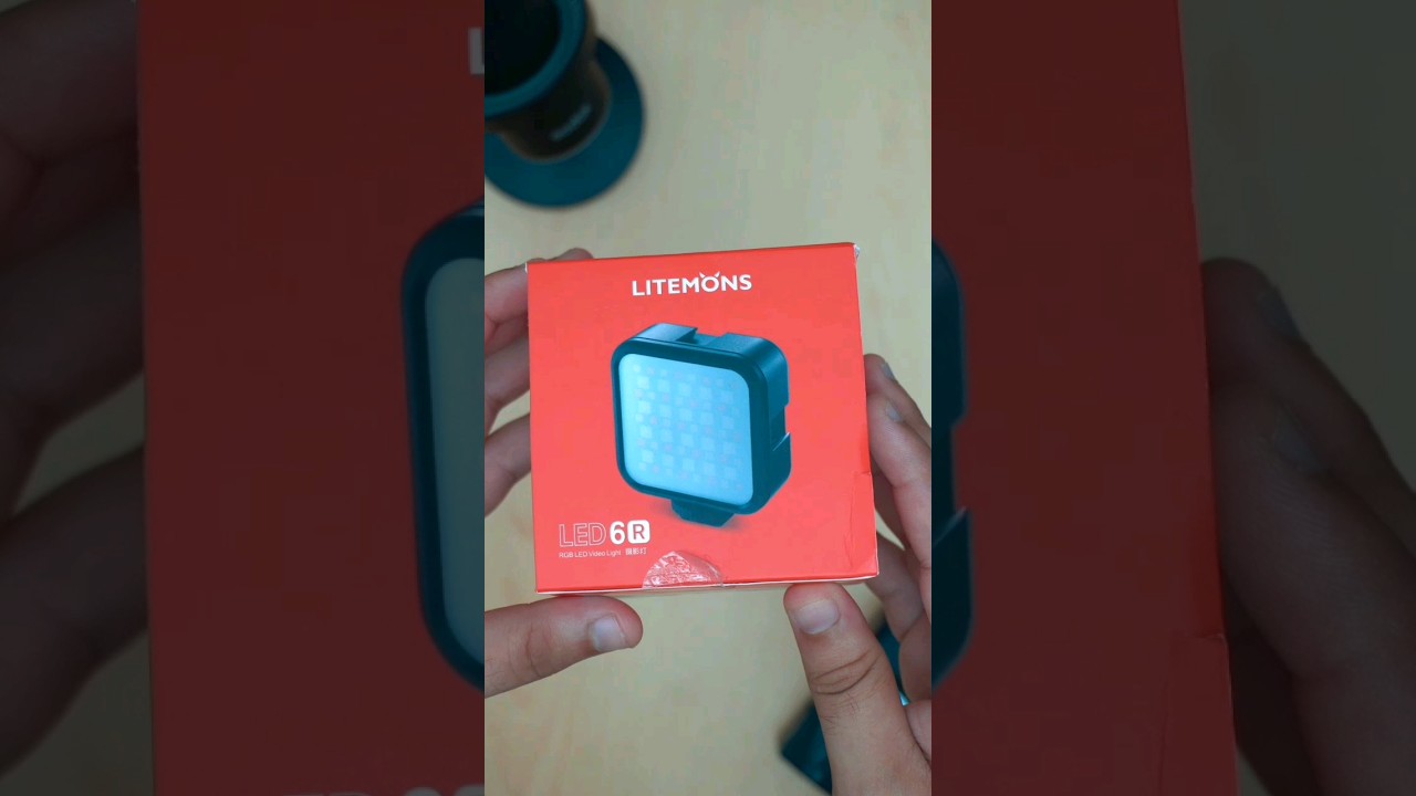 Unboxing GODOX LITEMONS RGB LED 6R VIDEO LIGHT #godox #godoxlighting #godoxled #unboxing #shorts