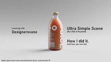 Setting up the USS (Ultra Simple Scene) in Keyshot 10