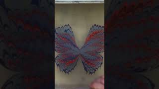 How to marble a beautiful butterfly on water with Turkish Ebru techniques #papermarbling #ebru