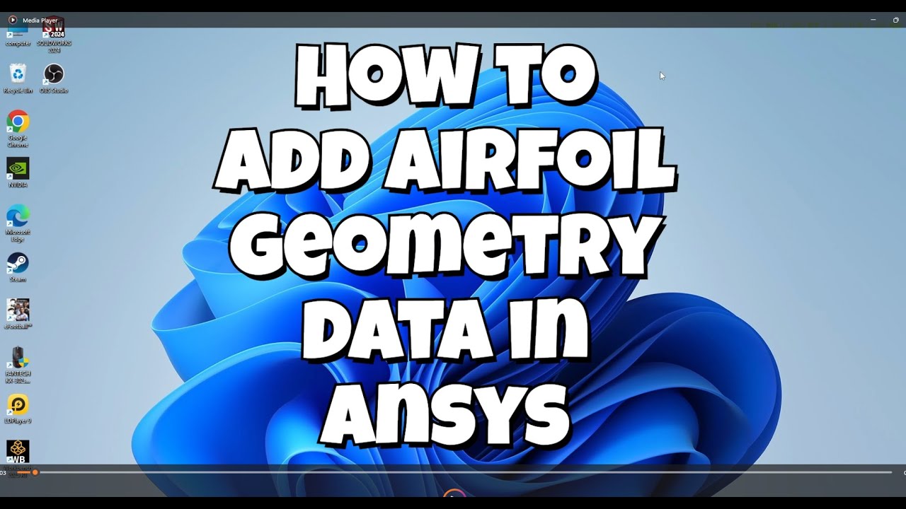 Part 1:How to Input Airfoil Data in Ansys .