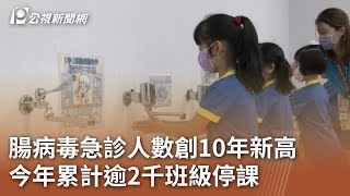 腸病毒急診人數創10年新高 今年累計逾2千班級停課｜20240521 公視中晝新聞