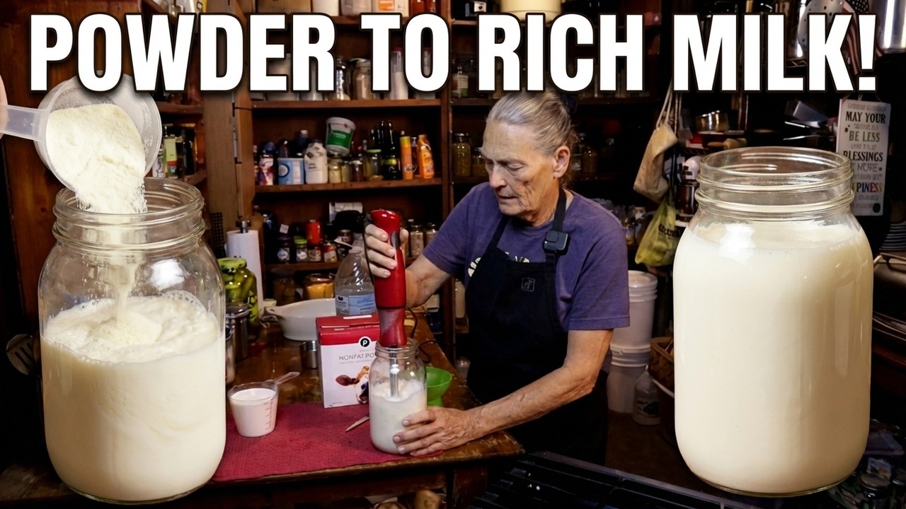 Transform Powdered Milk into Rich Whole Milk at Home
