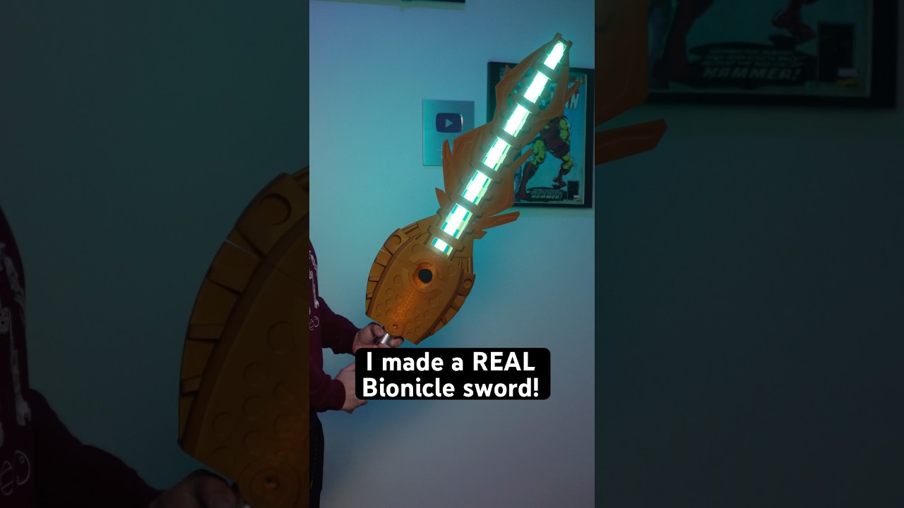 Making a REAL Bionicle sword! 