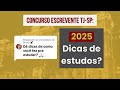 É ISSO QUE EU TE FALARIA SE FOSSE TE DAR DICAS SOBRE COMO ESTUDAR PARA ESCREVENTE TJSP #concursotjsp
