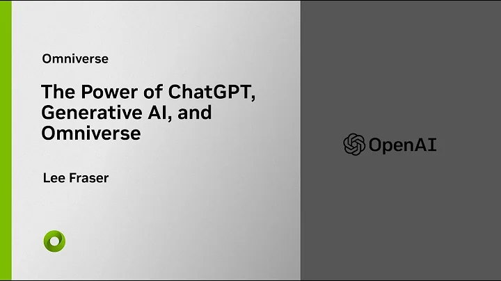 The Power of ChatGPT, Generative AI, and Omniverse