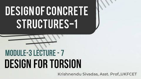DCS1- Module-3 Design for Torsion