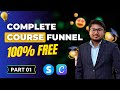 Build a Complete Online Course Funnel for FREE 2026 ( systeme.io tutorial for beginners 2026 )