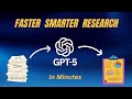 Expert Stock Analysis in 5 Minutes with GPT-5 | AI Workflow for Analysts