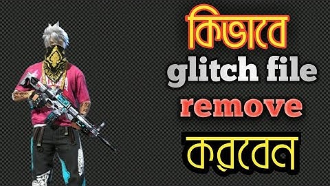 How to remove glitch file without delete custom pack | how to remove all glitch files free fire