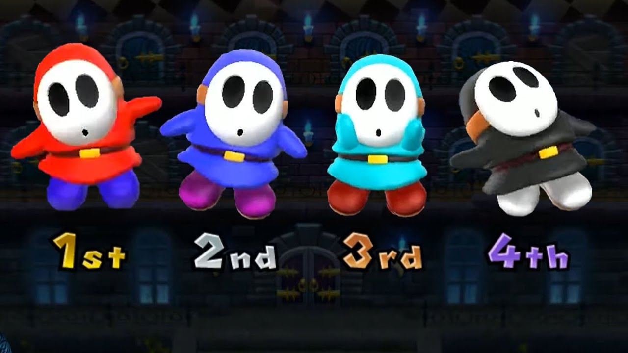 Mario Party 9 Minigame - Mario Vs Toad Vs Koopa Vs Birdo