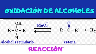 Oxidación de ALCOHOLES Primarios y Secundarios - Obtención de ALDEHíDOS y CETONAS