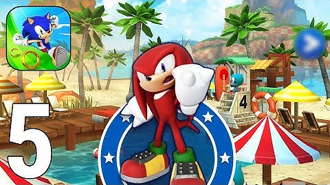 Sonic Dash - Endless Runner Gameplay Walkthrough Part 5 - Knuckles Characters [iOS/Android Games]