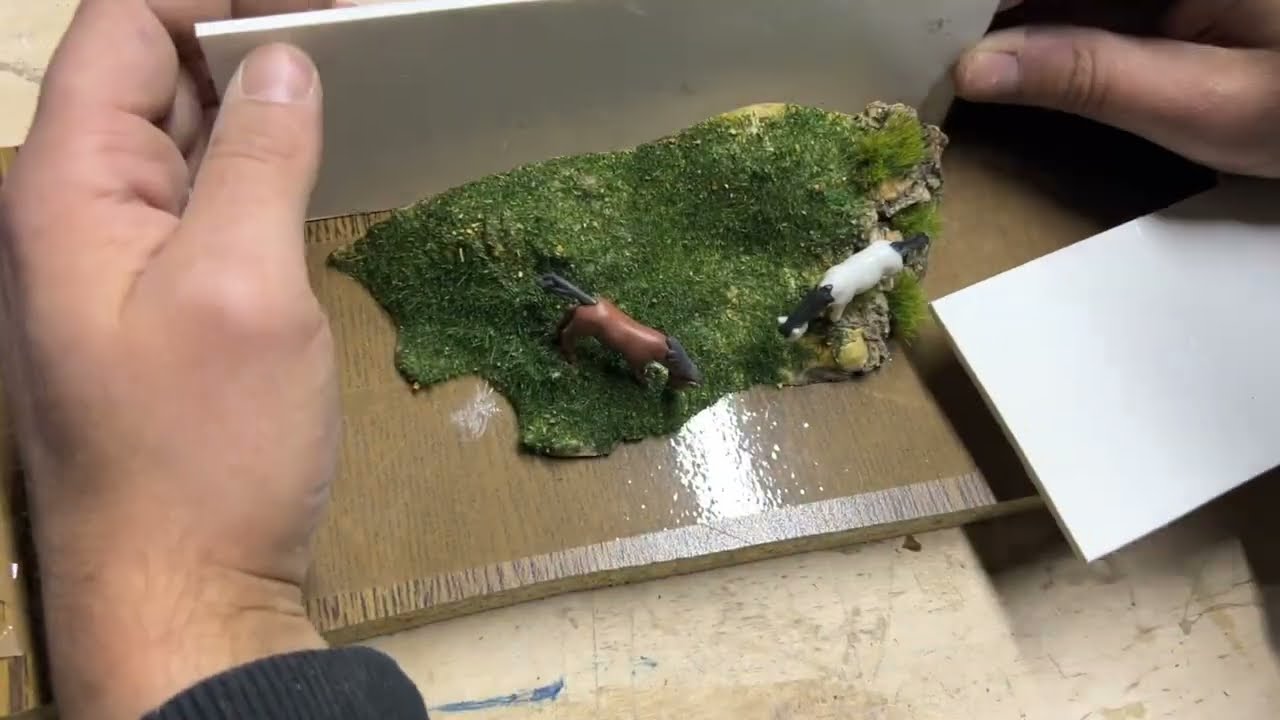 Horses in Resin | Decorative Epoxy Resin lamp - Resin Art