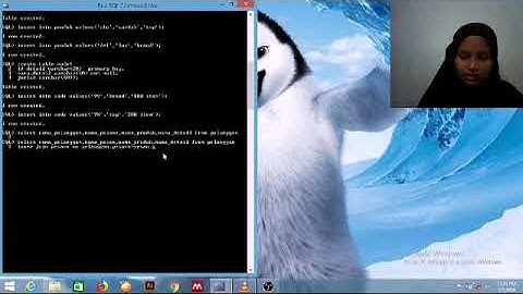 Cara Menggabungkan Data Tabel dengan Inner Join pada SQL Command Line Oracle