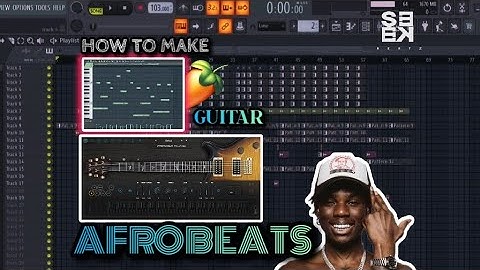 How To Make Afrofusion Guitar Type Beat | FL Studio Tutorials | Beat Review
